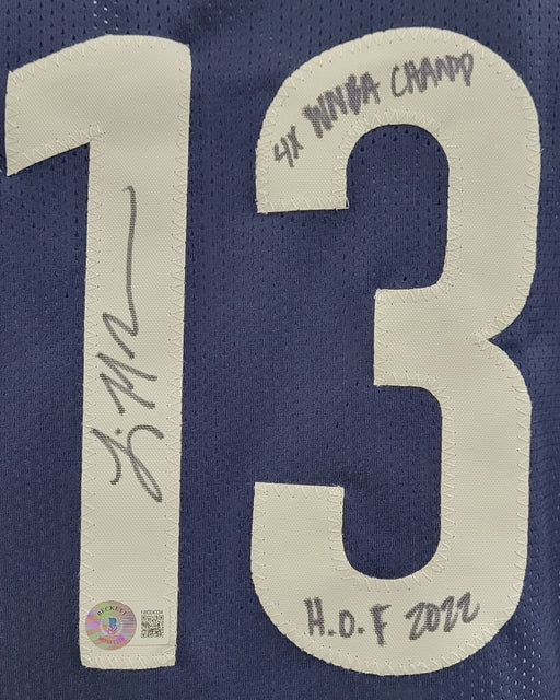 Lindsay Whalen Signed Custom Blue Jersey w/ Inscription
