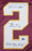 Tanner Morgan Signed Custom Maroon Football Jersey w/ Inscriptions
