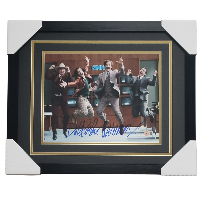 David Koechner Anchorman Signed & Professionally Framed 11x14 Photo w/ Inscription 'WHAMMY'