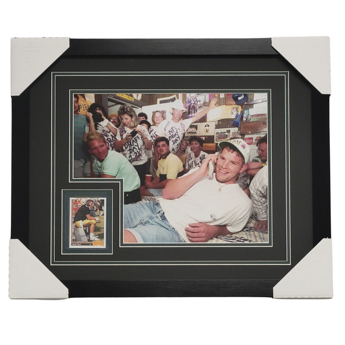 Brett Favre Professionally Framed 11x14 Rookie Card Display