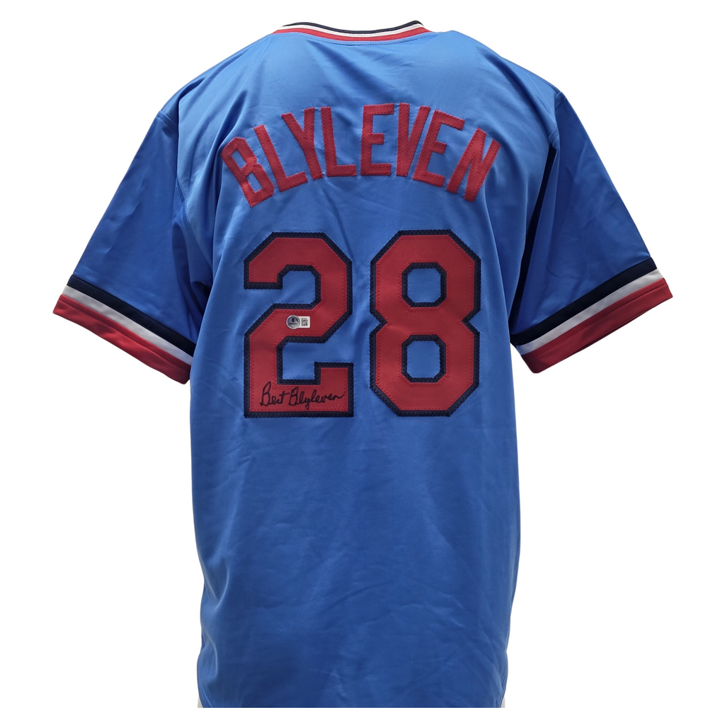 Bert Blyleven Signed Custom Light Blue Jersey