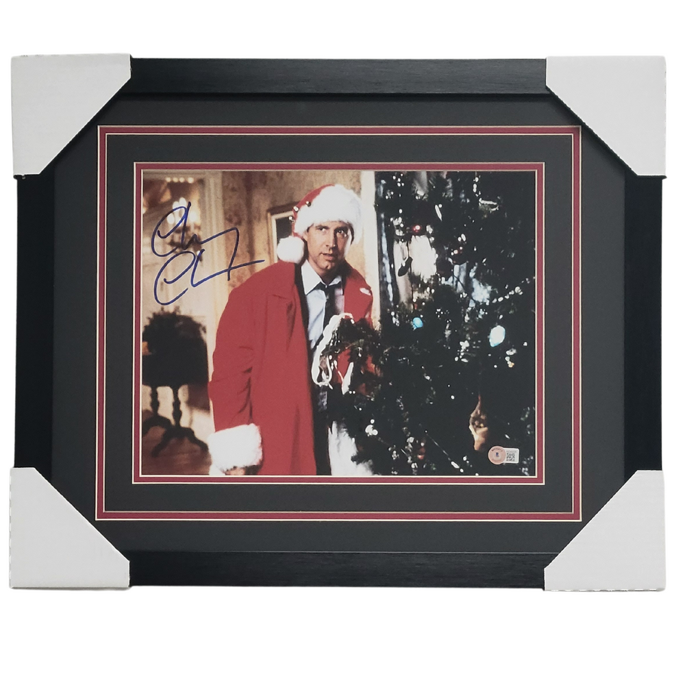 Chevy Chase,#1, 'Santa Suit Signed & Professionally Framed 11x14 Photo