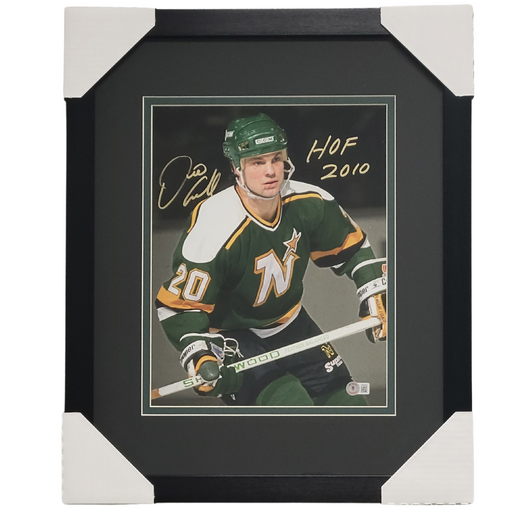 Dino Ciccarelli 'North Stars Photo 4' Signed & Professionally Framed 11x14 Photo w/ Inscription 'HOF 2010"