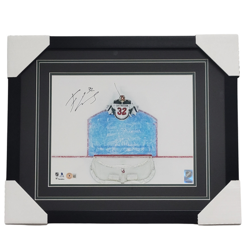 Filip Gustavsson White Jersey Signed & Professionally Framed 11x14 Photo