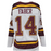 Brock Faber Signed Custom White College Hockey Jersey