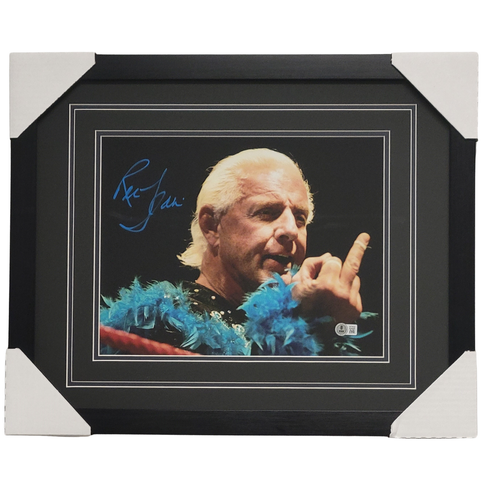 Ric Flair Signed & Professionally Framed 11x14