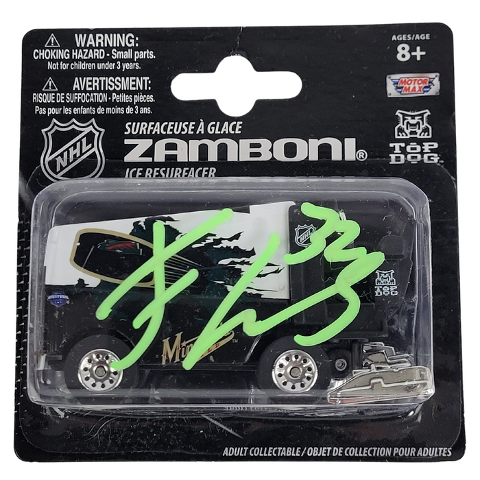 Filip Gustavsson Signed Mini Wild Zamboni