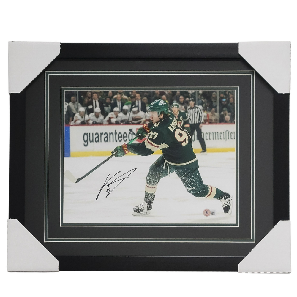 Kirill Kaprizov, #7, "Shooting", Signed & Professionally Framed 11x14 Photo #7