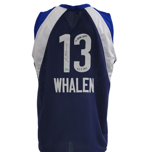Lindsay Whalen Signed Custom Blue Jersey w/ Inscription