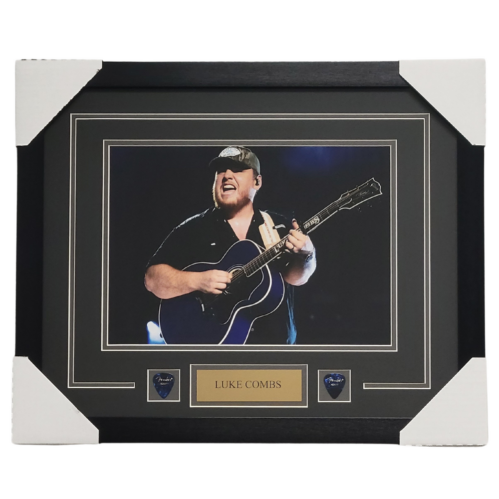 Luke Combs Framed 11x14 Music Display