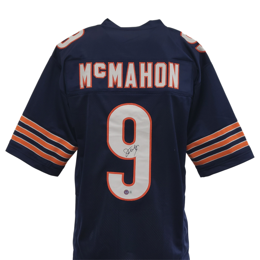 Jim McMahon Signed Custom Navy Football Jersey