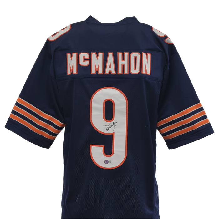 Jim McMahon Signed Custom Navy Football Jersey