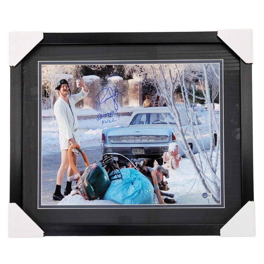 Randy Quaid Signed & Professionally Framed 16x20 Photo w/ 'Shitter's Full!'