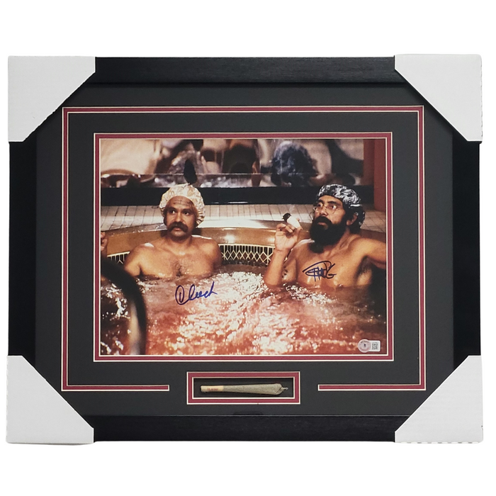 Cheech & Chong Signed & Professionally Framed 11x14 Photo #1