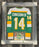 Joel Eriksson Ek Signed & Professionally Framed Custom Green Retro Hockey Jersey