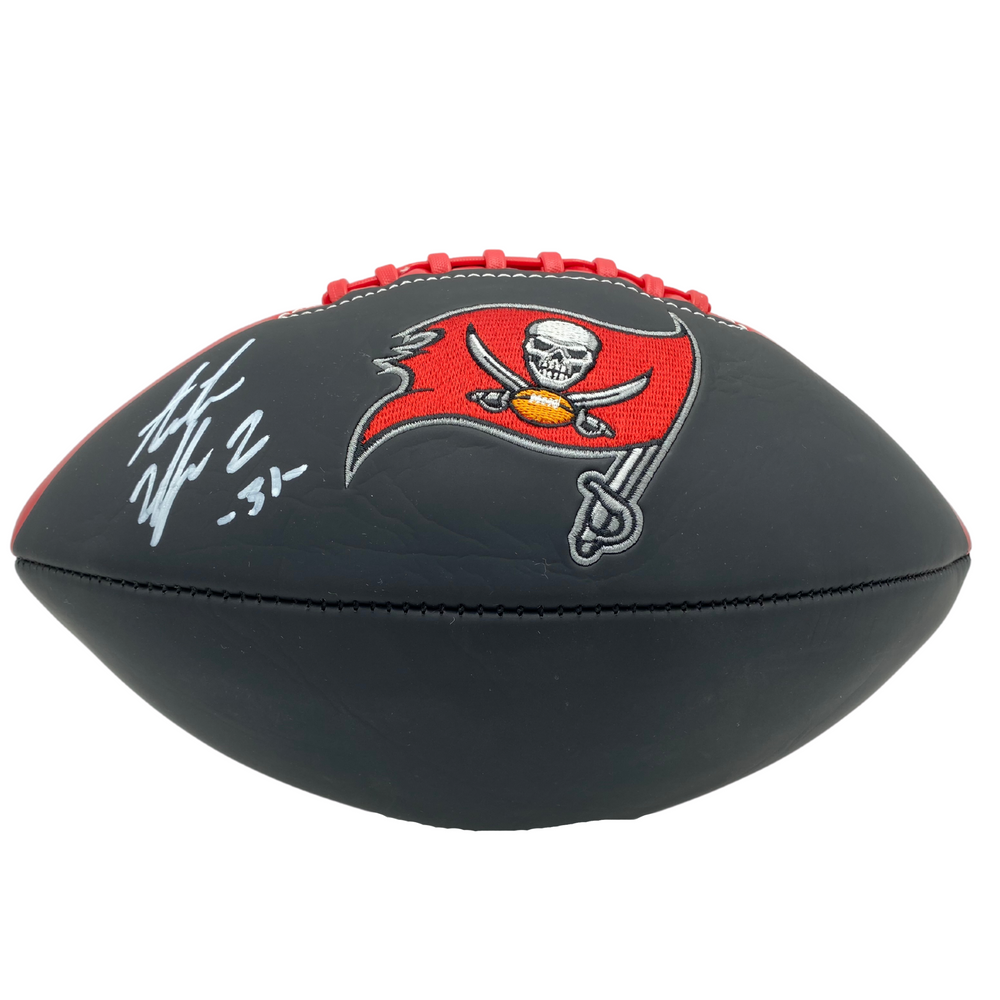 Antoine Winfield Jr Signed Tampa Bay Logo Black Football
