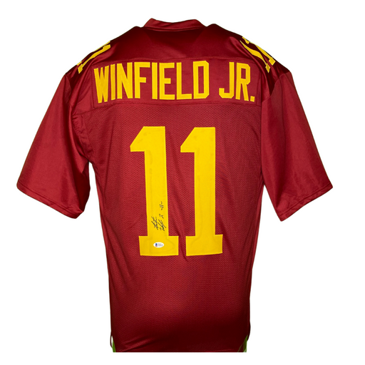 Antoine Winfield Jr Signed Custom Maroon College Football Jersey
