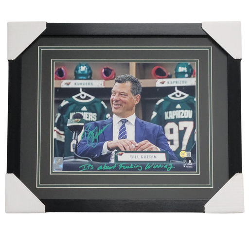 Bill Guerin Signed & Professionally Framed 11x14 Photo w/ Inscription