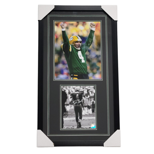 Brett Favre Signed & Professionally Framed Photo Display