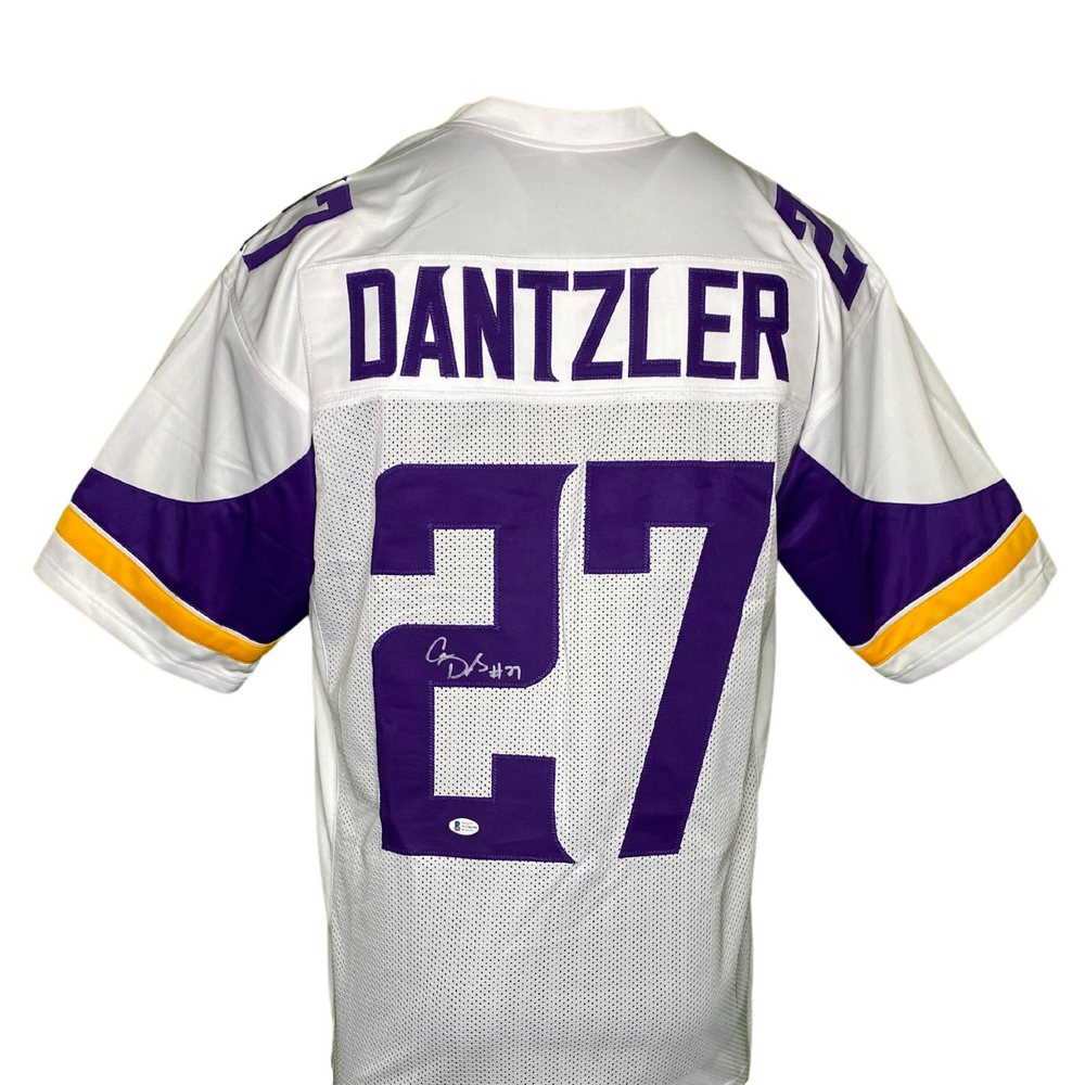 Cameron Dantzler Signed Custom White Football Jersey