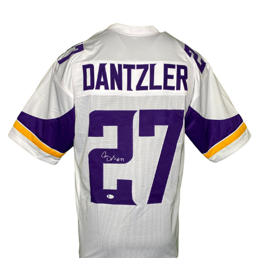 Cameron Dantzler Signed Custom White Football Jersey