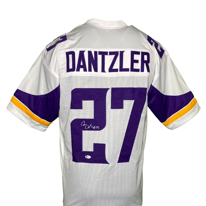 Cameron Dantzler Signed Custom White Football Jersey