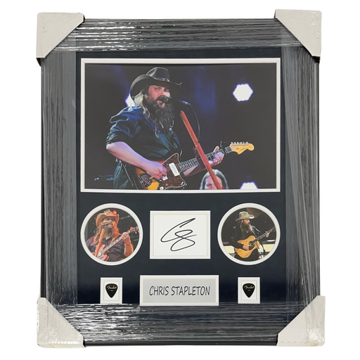 Chris Stapleton Framed Replica Signature Display