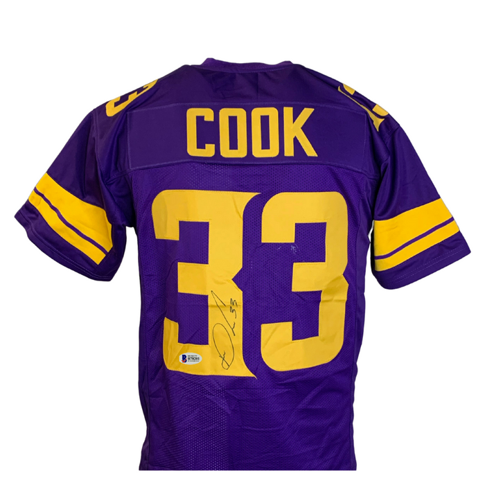 Dalvin Cook Signed Custom Holiday Football Jersey