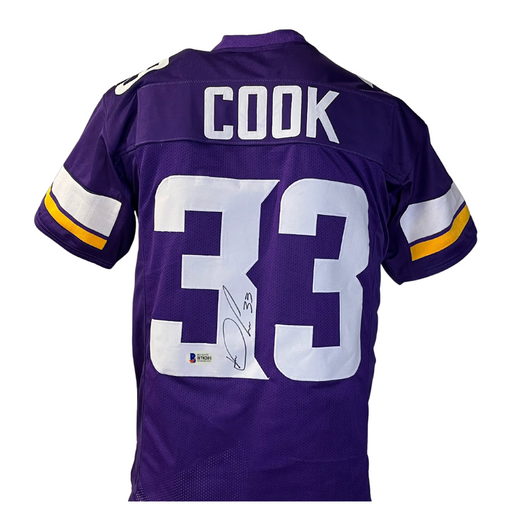Dalvin Cook Signed Custom Purple Football Jersey