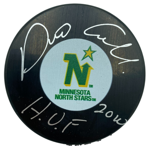 Dino Ciccarelli Signed Minnesota North Stars Puck
