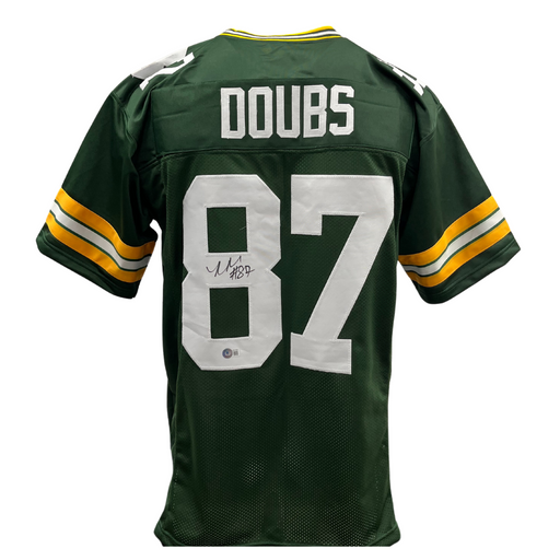 Romeo Doubs Signed Custom Green Football Jersey