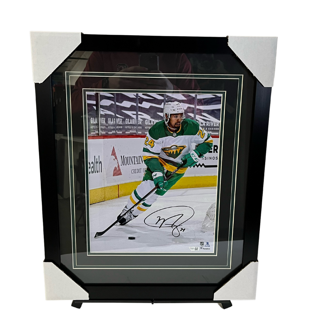 Matt Dumba Reverse Retro Jersey Signed & Professionally Framed 11x14 Photo