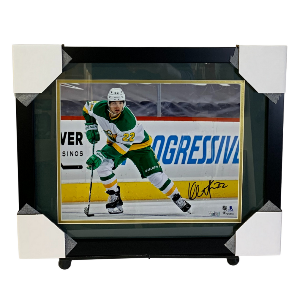 Kevin Fiala Reverse Retro Jersey Signed & Professionally Framed 11x14 Photo