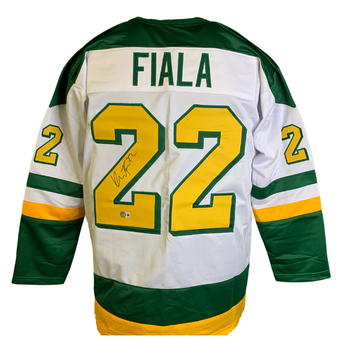 Kevin Fiala Signed Custom Retro Hockey Jersey