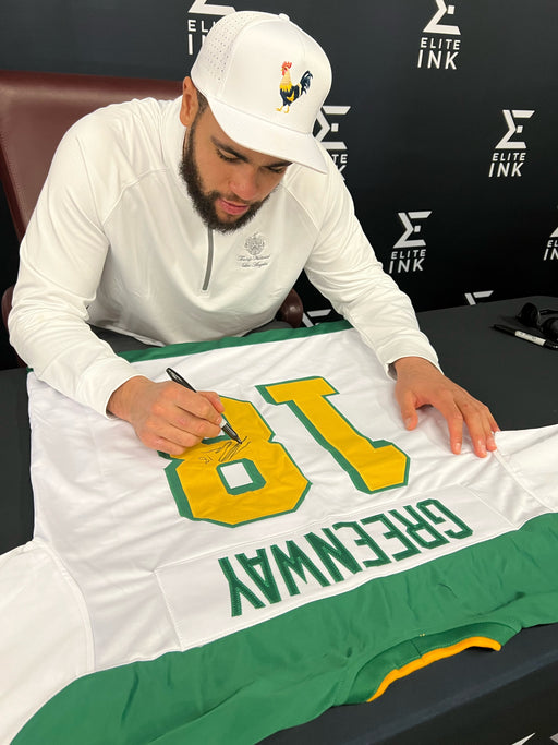 Jordan Greenway Signed Custom Retro Hockey Jersey