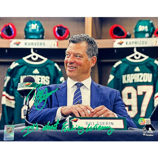 Bill Guerin Signed 11x14 Photo w/ Inscription