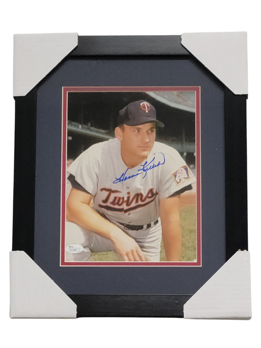 Harmon Killebrew Kneeling Signed & Professionally Framed 8x10 Photo