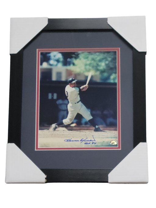 Harmon Killebrew Swinging Signed & Professionally Framed 8x10 Photo w/HOF '84