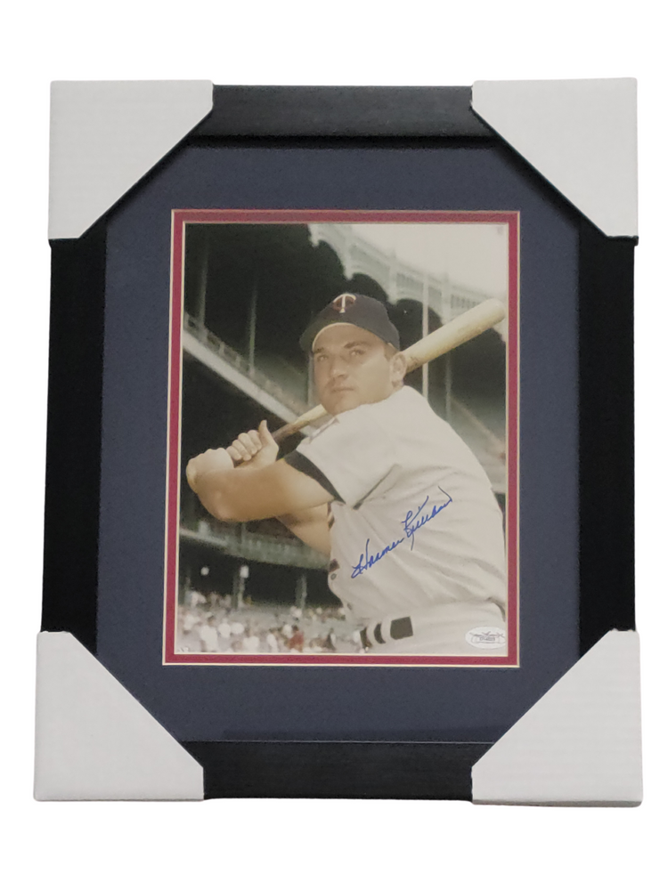 Harmon Killebrew Holding Bat Signed & Professionally Framed 8x10 Photo