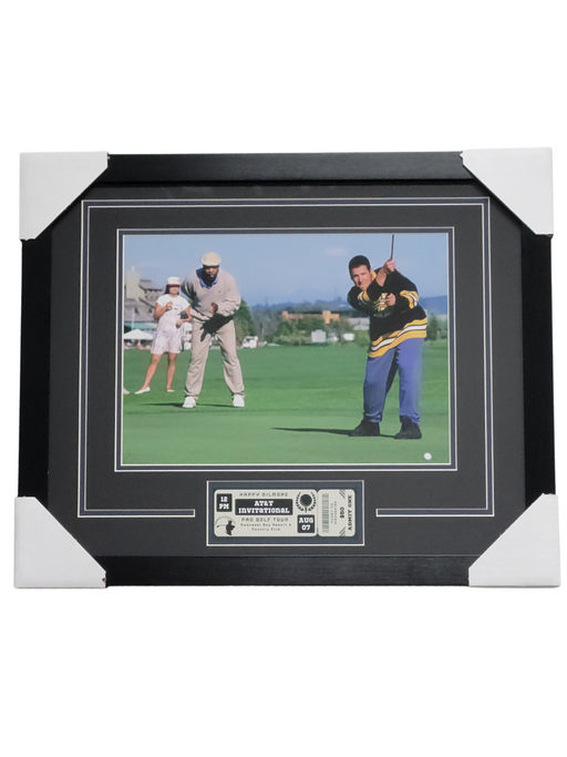 Happy Gilmore Professionally Framed 11x14 Photo w/ Replica Ticket