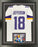 Justin Jefferson Signed & Professionally Framed Custom White Football Jersey