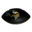 Justin Jefferson Signed Black Vikings Logo Football