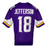 Justin Jefferson Signed Custom Purple Football Jersey