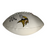Justin Jefferson Signed White Vikings Logo Football