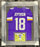 Justin Jefferson Signed & Professionally Framed Custom Purple Football Jersey