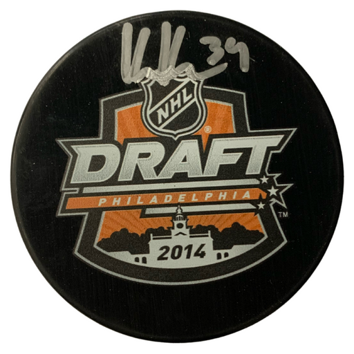 Kaapo Kähkönen Signed 2014 NHL Draft Logo Puck