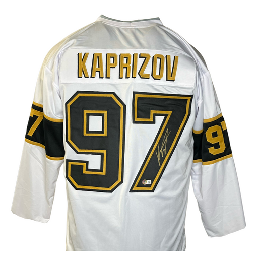Kirill Kaprizov Signed Custom White & Gold Jersey