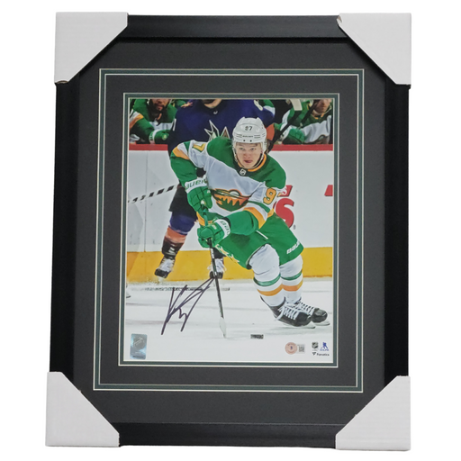 Kirill Kaprizov, #8, Reverse Retro Jersey Vertical Signed & Professionally Framed 11x14 Photo