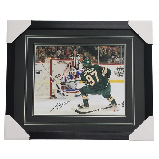 Kirill Kaprizov, #6, VS. Rangers, Signed & Professionally Framed 11x14 Photo