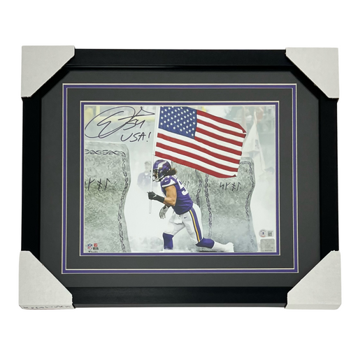 Eric Kendricks,#2 W/"U.S.A.", Signed & Professionally Framed 11x14 Photo